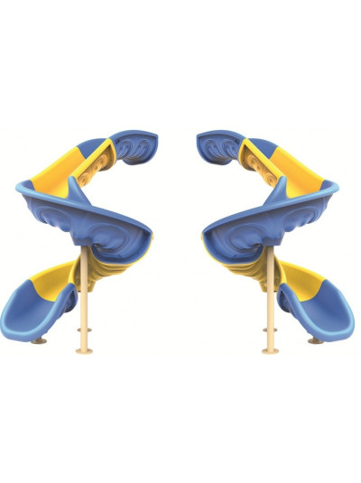 Гірка спіральна подвійна 200 см